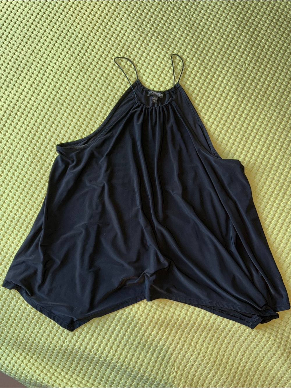 Express Black Halter Tank Top